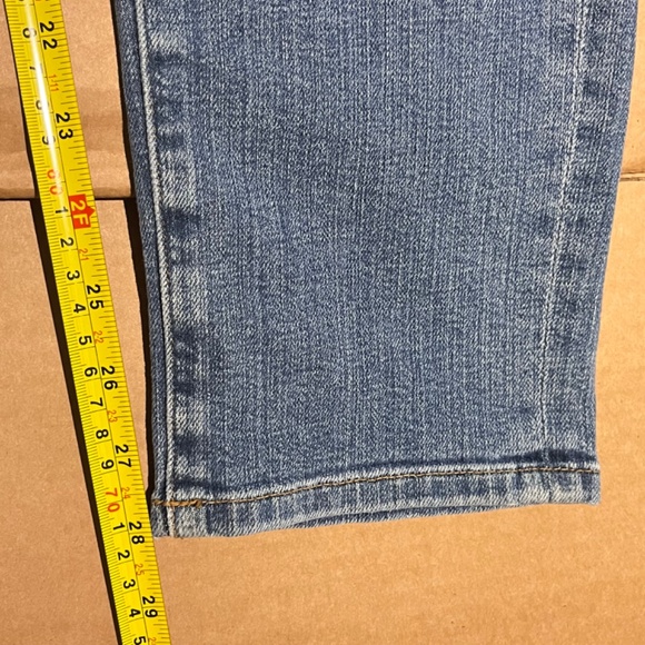 Eileen Fisher Boyfriend Straight Leg Jeans - Women's Size 8 - Blue - Picture 8 of 9